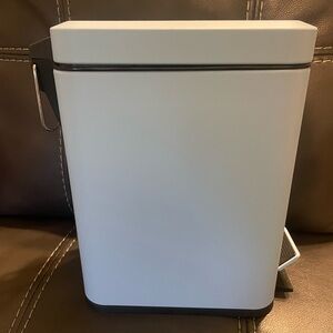 LIGHT BABY BLUE TRASHCAN